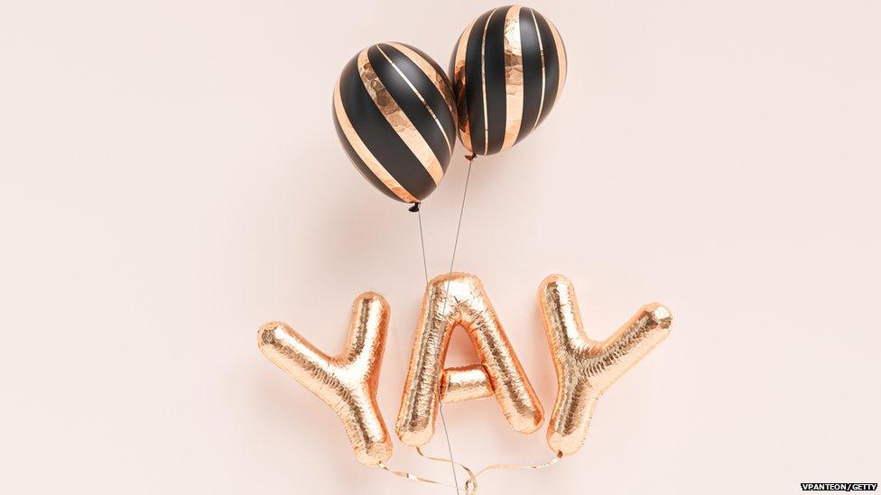 Yay foil baloons