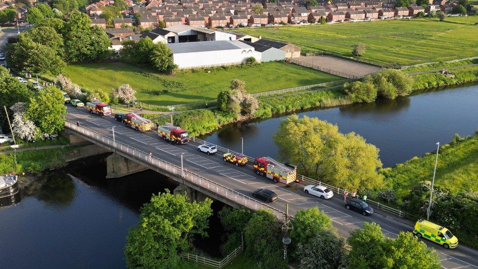 River Calder at Castleford