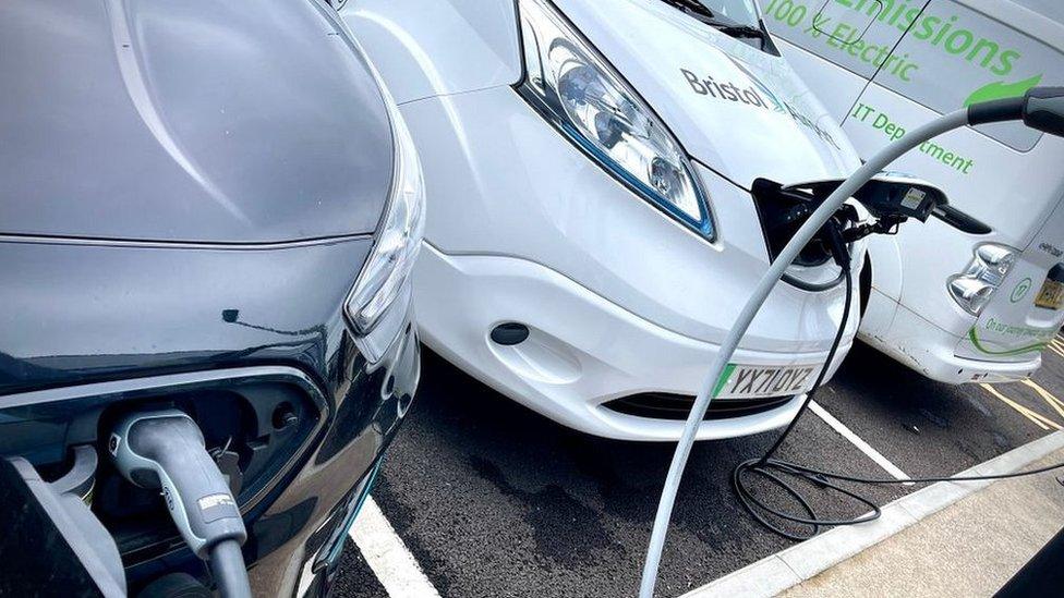 EVs charging