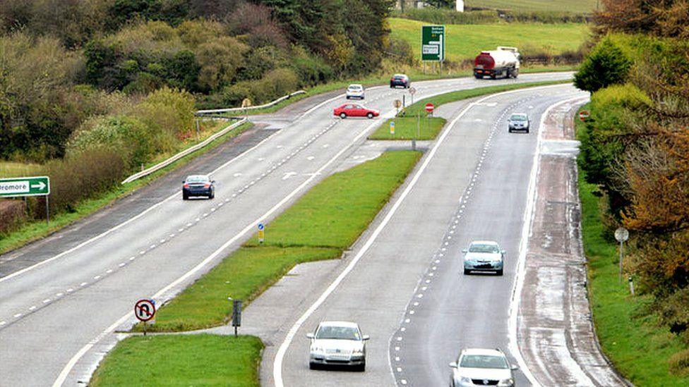 The A1 carries about 40,000 vehicles a day on average