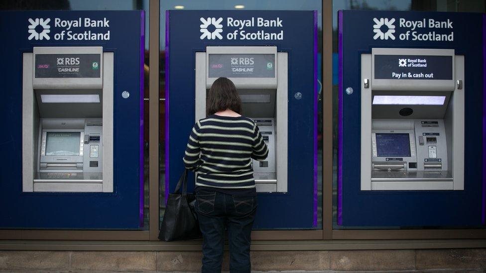 RBS cash machines