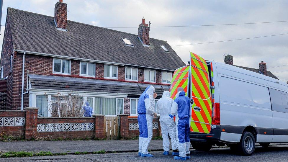 Ushaw Moor murder scene