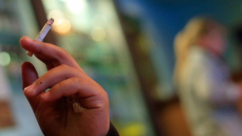 Smoking in a restaurant in Vienna (file picture)