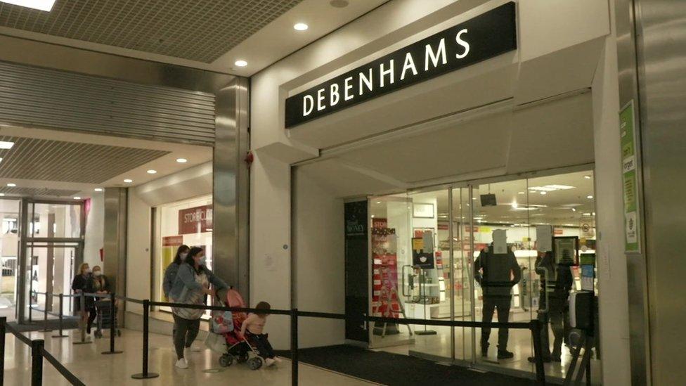 Debenhams in Swansea