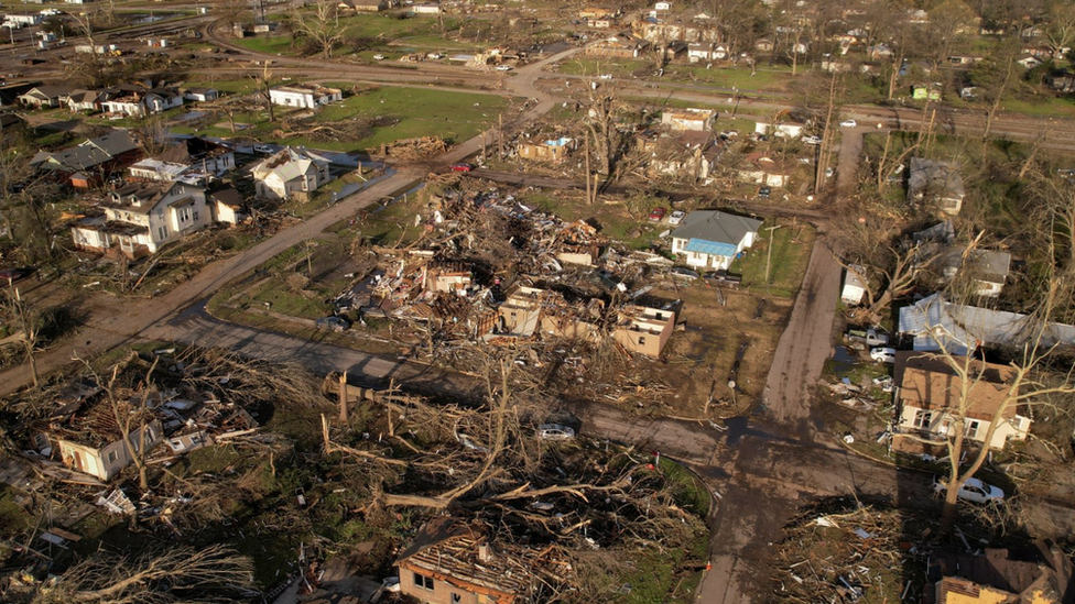 Wynne damaged by tornado