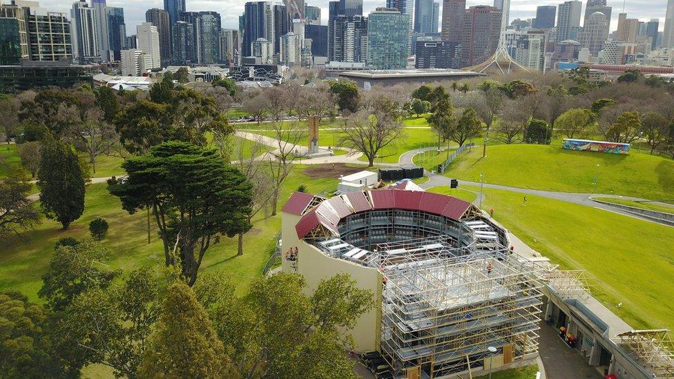 Pop-up theatre in Melbourne, Australia