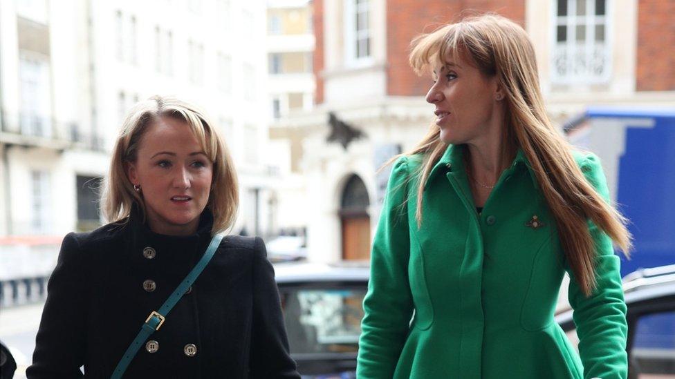 Rebecca Long Bailey and Angela Rayner