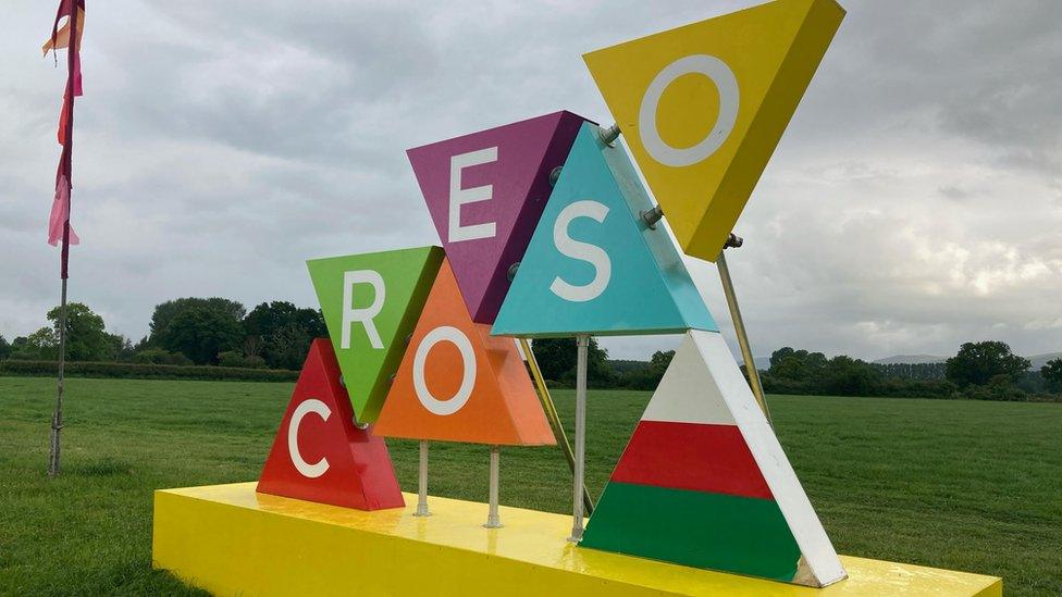 Arwydd croeso Steddfod 2022