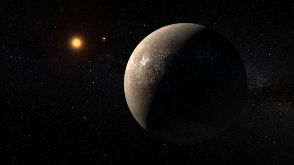 Proxima Centauri b, artist's impression