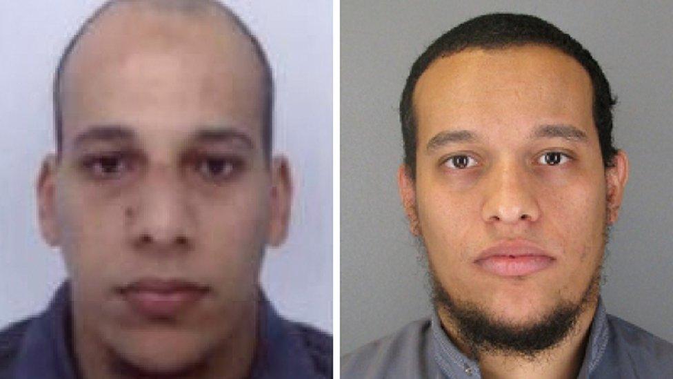 Cherif Kouachi (L) and Said Kouachi