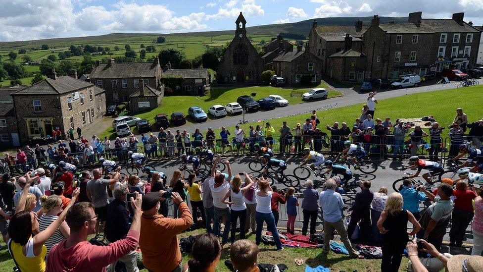 Tour de France in Reeth