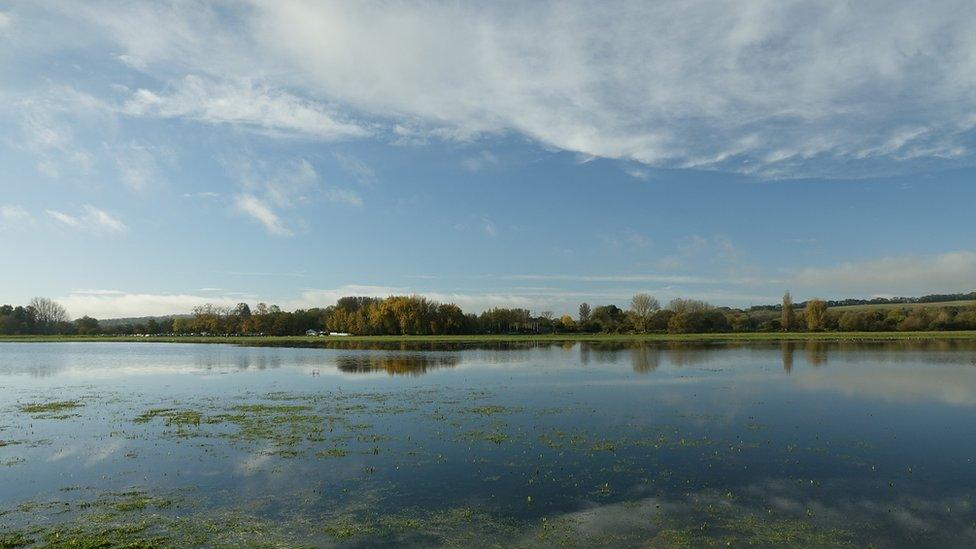 THURSDAY - Port Meadow in flood