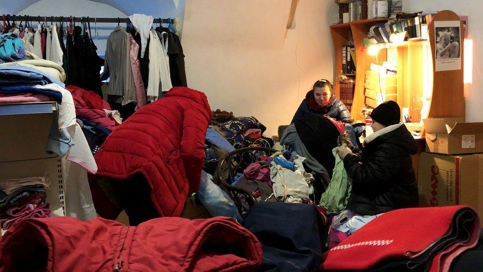 Clothes donated to Holy Trinity-Danilov monastery