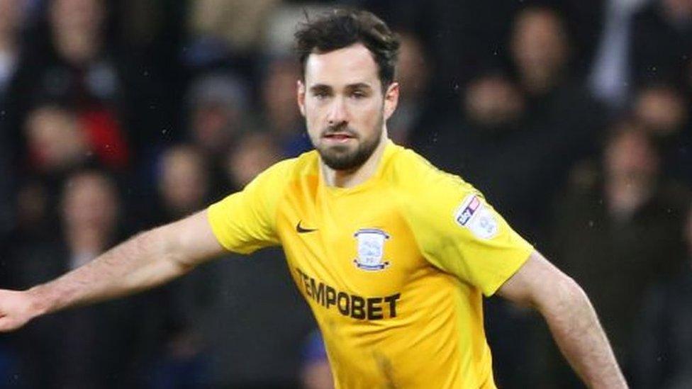 Greg Cunningham in action for Preston North End