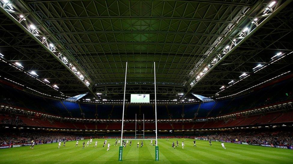 The Principality Stadium in Cardiff