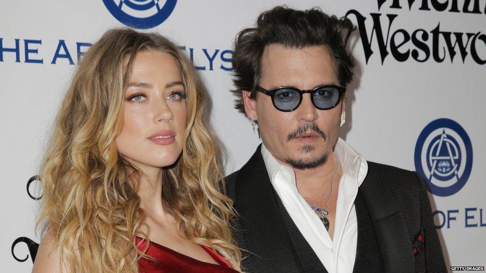 Amber Heard and Johnny Depp