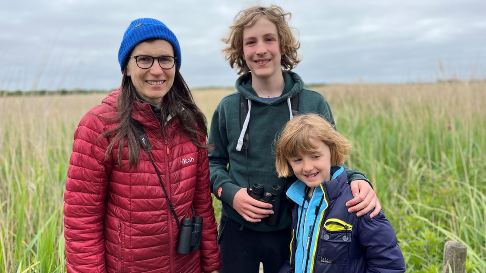 Family at Hickling Broad, Norfolk