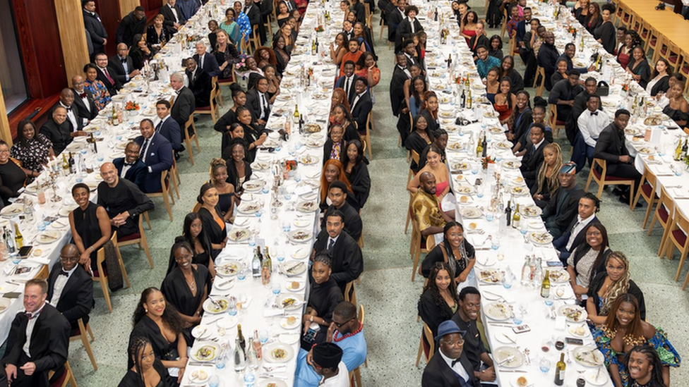 Students at diner hall