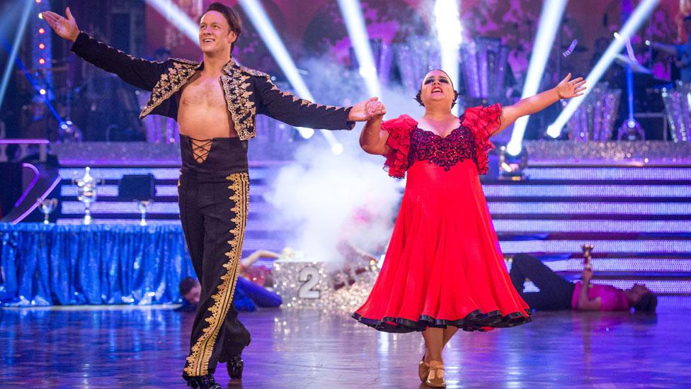 Susan Calman with Kevin Clifton