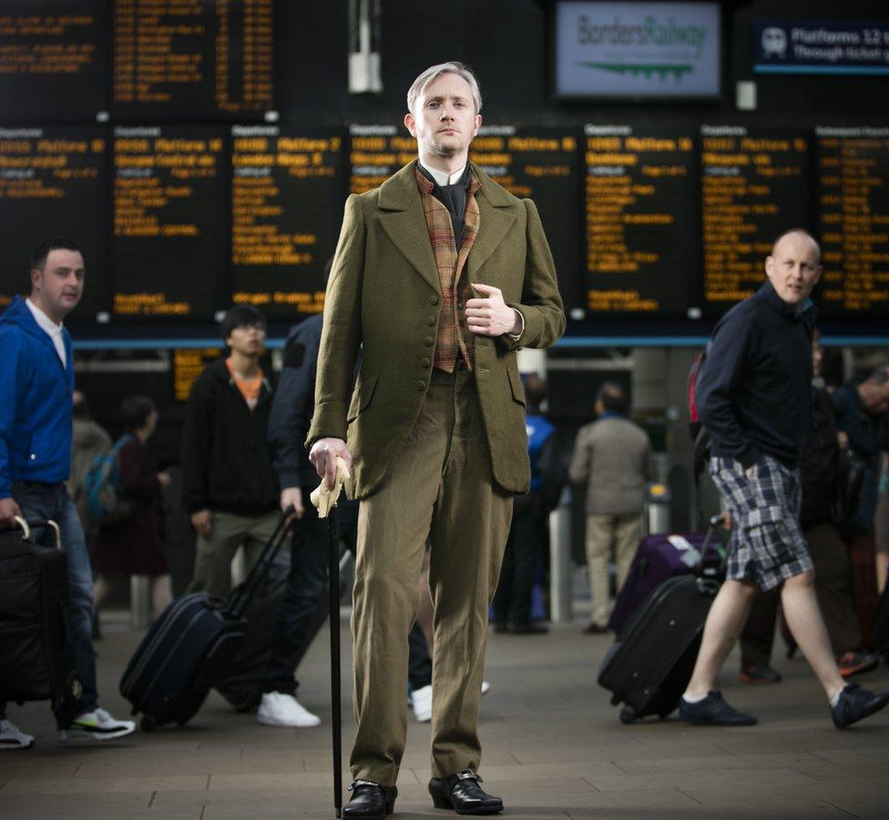 Fergus John McCann as Sir Walter Scott