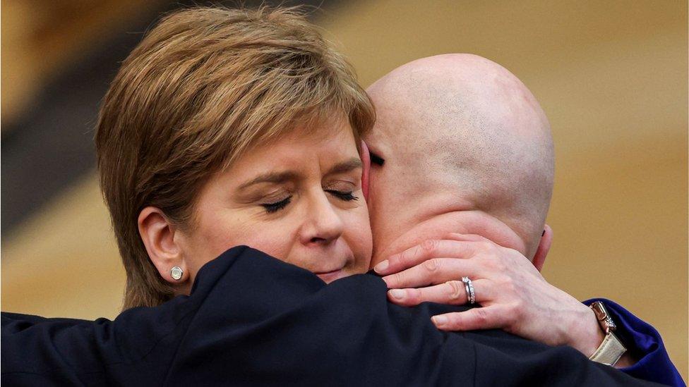 Nicola Sturgeon and John Swinney