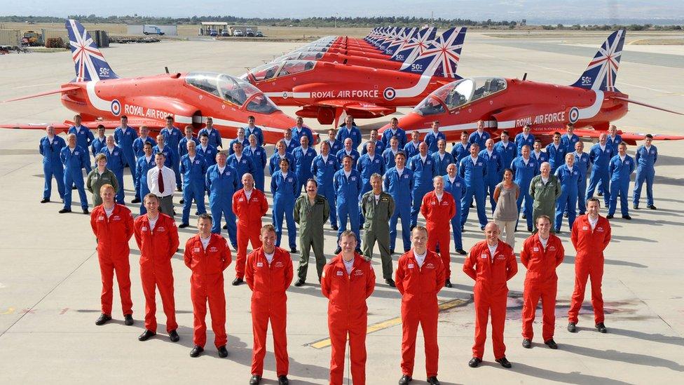 Red Arrows pilots