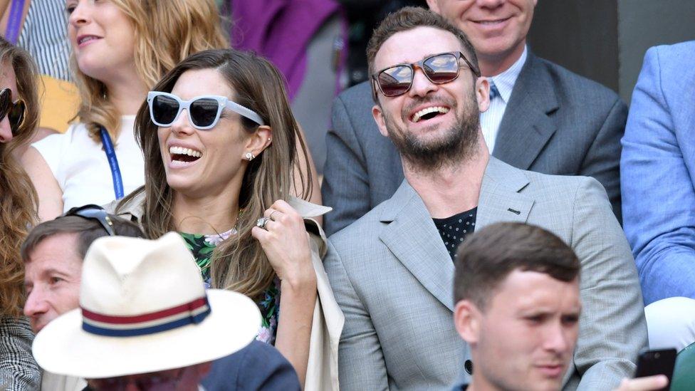 Justin Timberlake and Jessica Biel