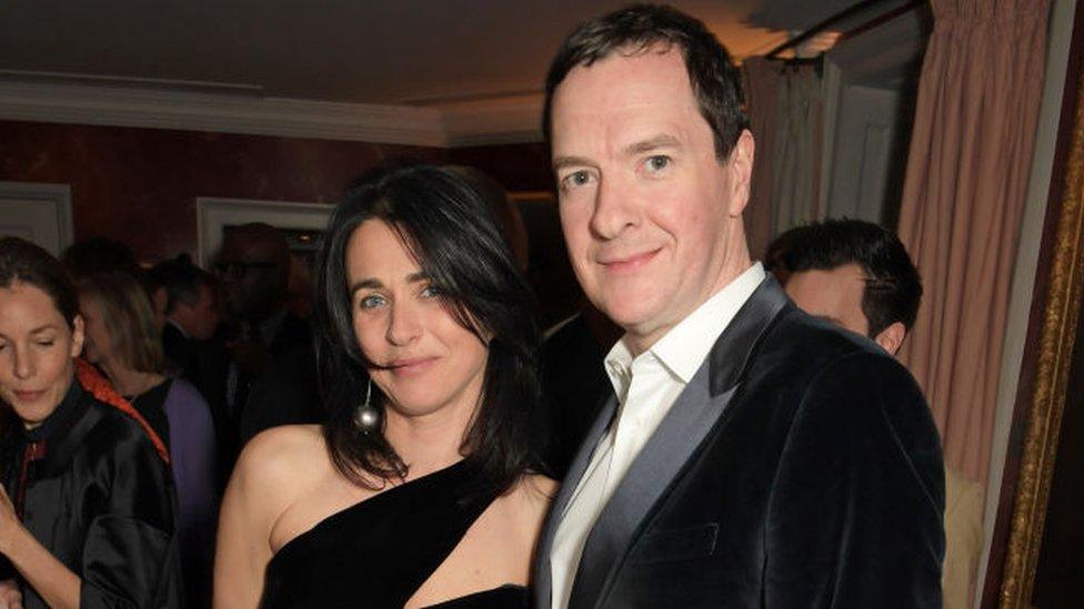 Emily Sheffield and George Osborne