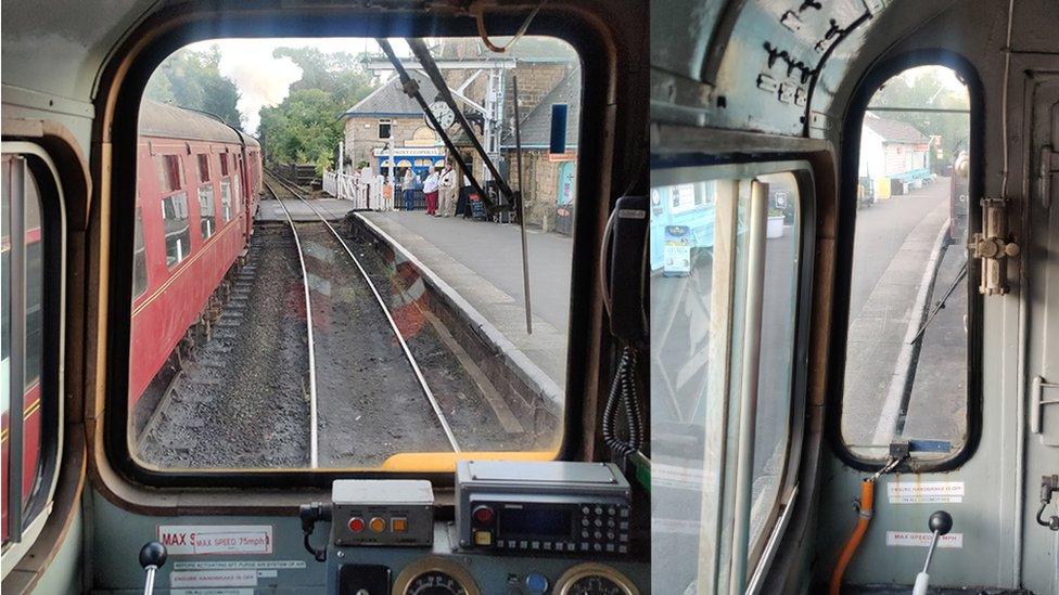 Class 20 diesel cab views