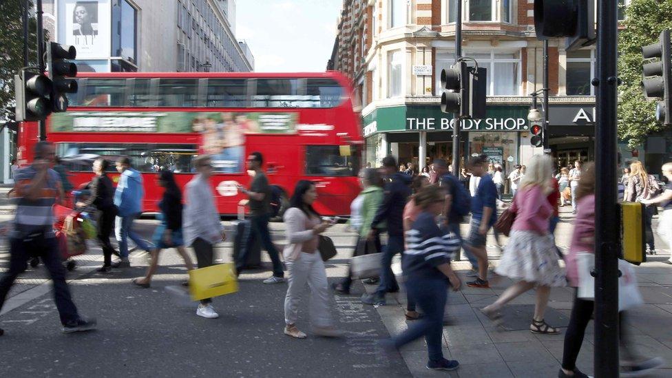 Oxford Street shoppers