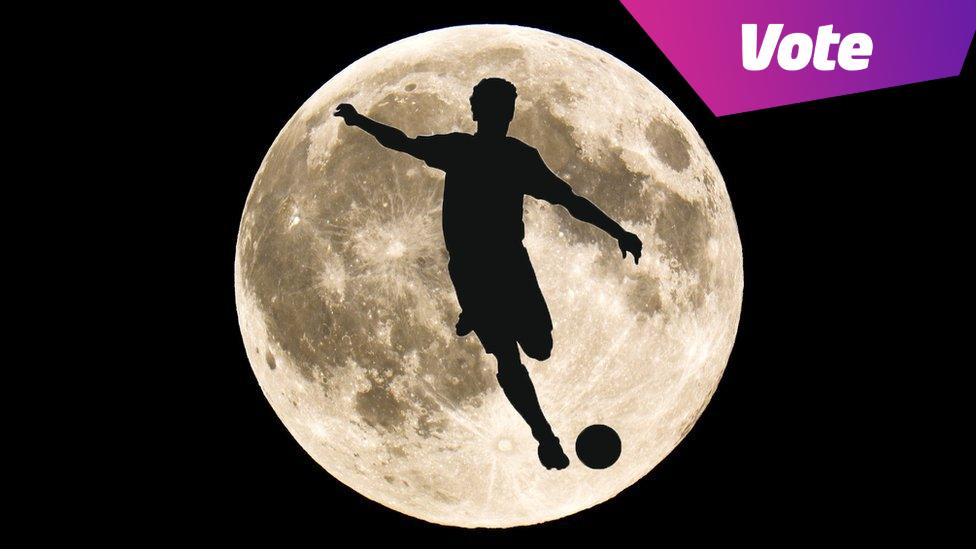 Football on the moon