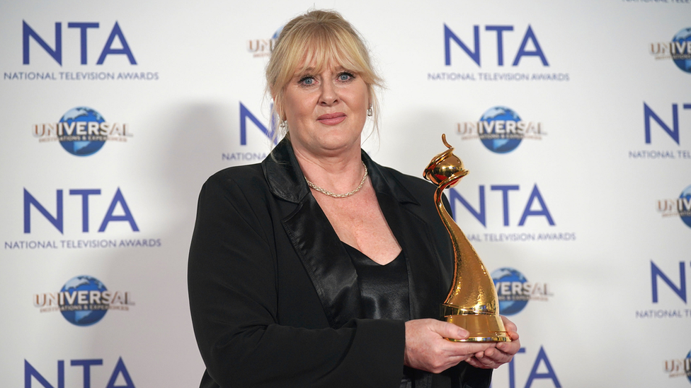 Sarah Lancashire at the National Television Awards