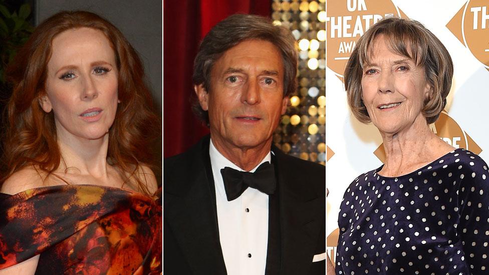 Catherine Tate, Nigel Havers and Dame Eileen Atkins