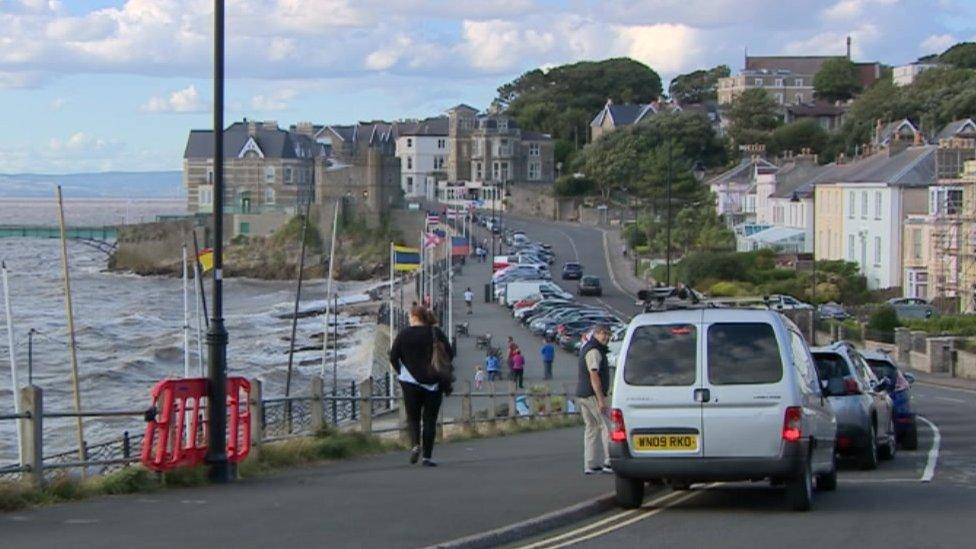 Clevedon sea front