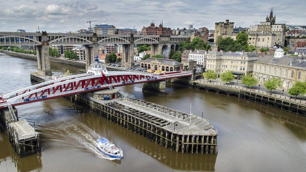 View of Newcastle Quayside