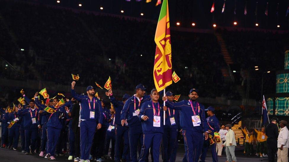 Sri Lanka at the opening ceremony