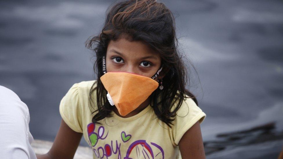 girl in mask