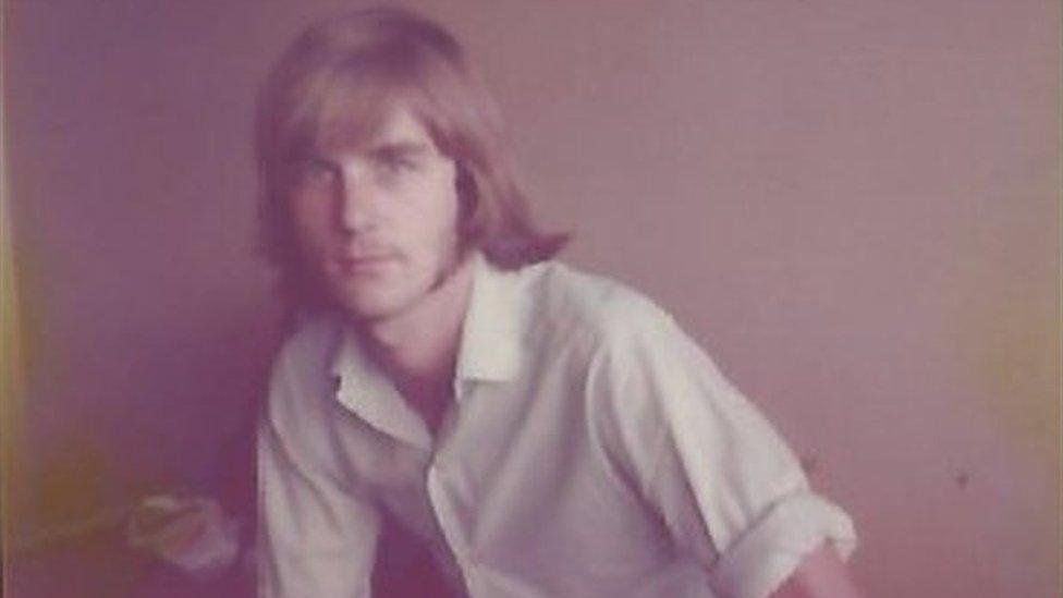 Stephen Simmons in the 1970s