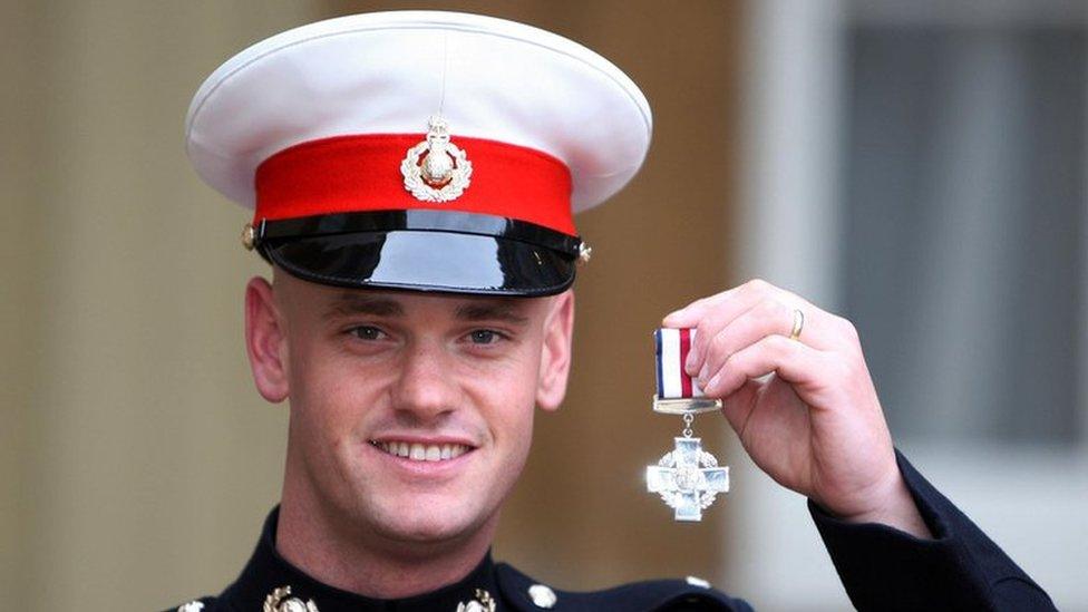 Royal Marine soldier Corporal John Thompson