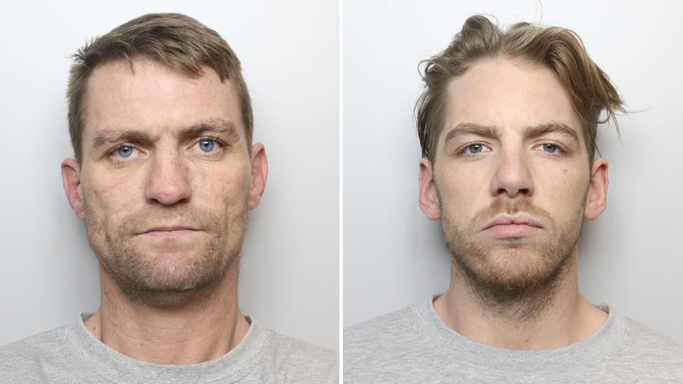 Frank Simpson, 36, and Jordan Hartley, 27,