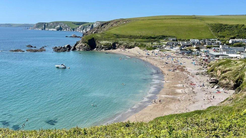 Challaborough beach