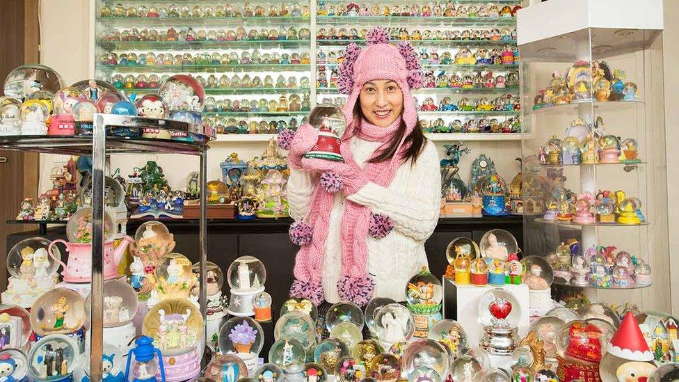 Snow globe world record holder Wendy Suen