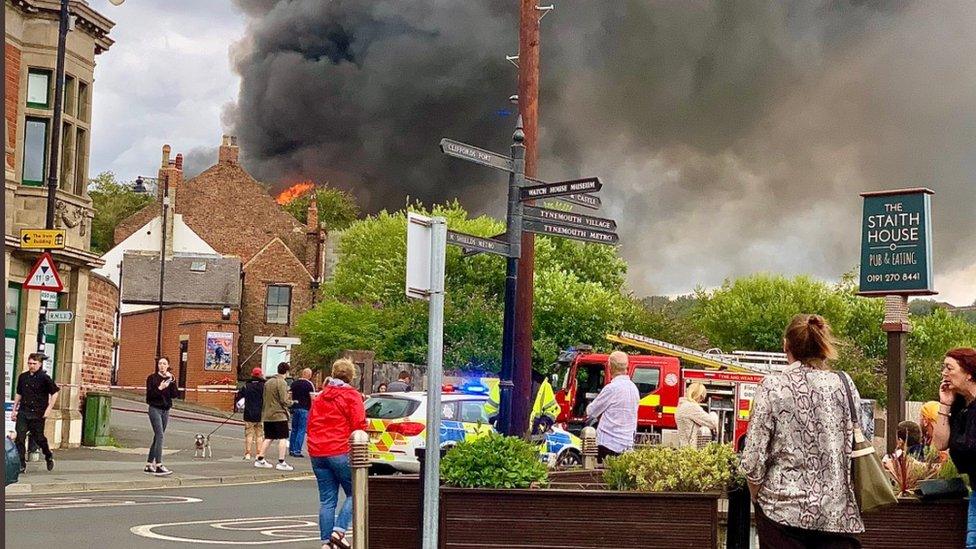 North Shields fire