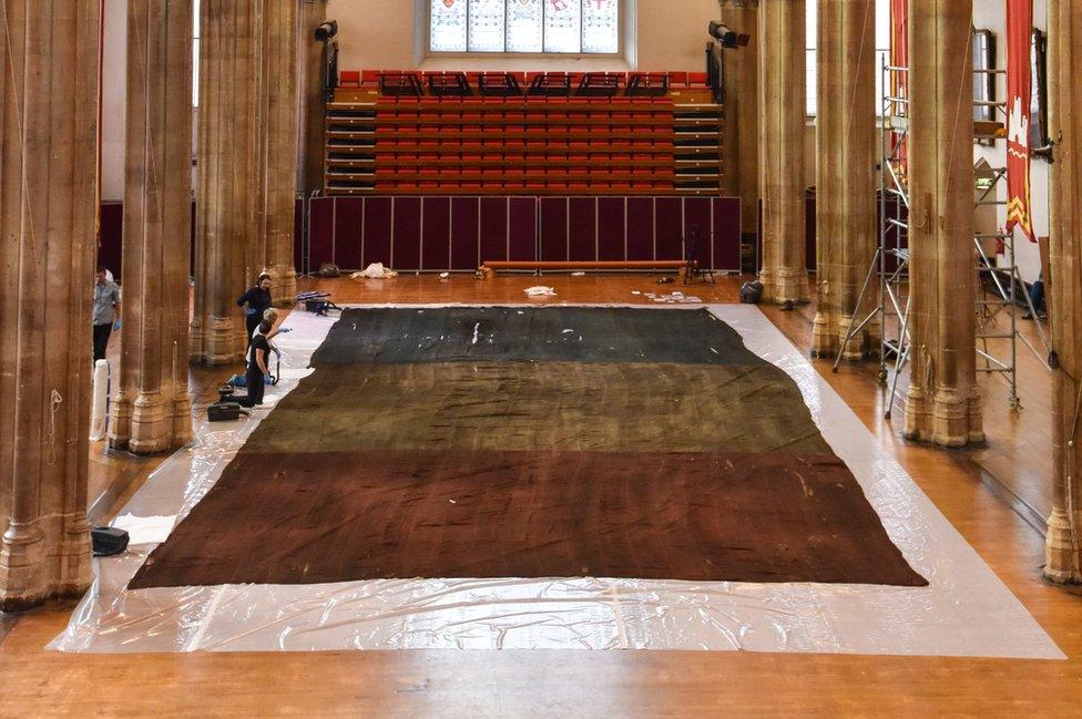 Le Genereux Ensign in St Andrew's Hall, Norwich