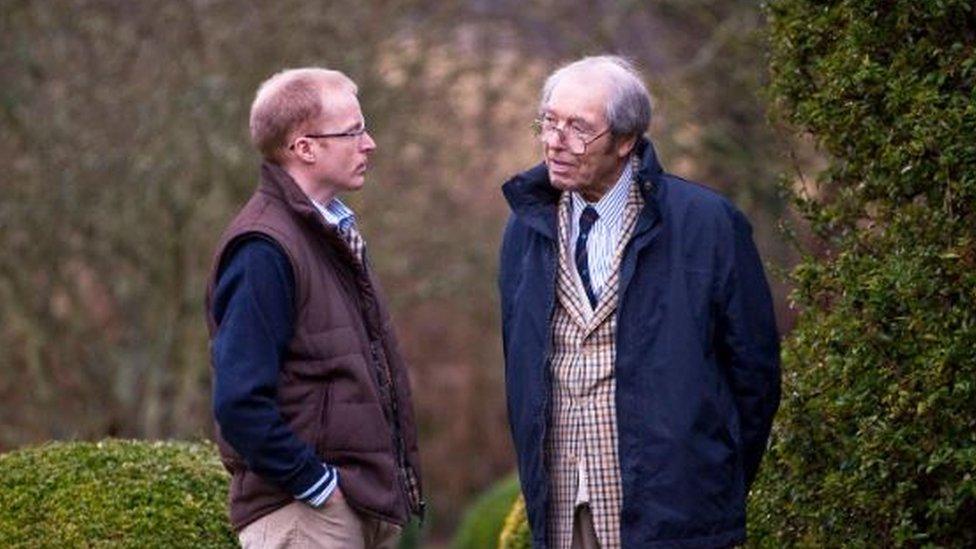 Roger Smith (left) and George Daniels