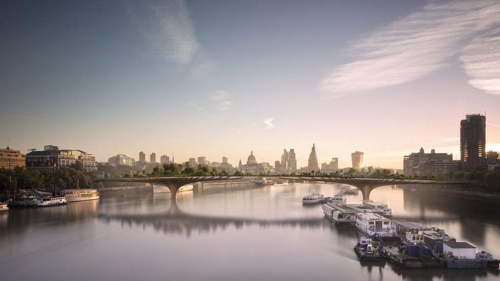 Garden Bridge plan