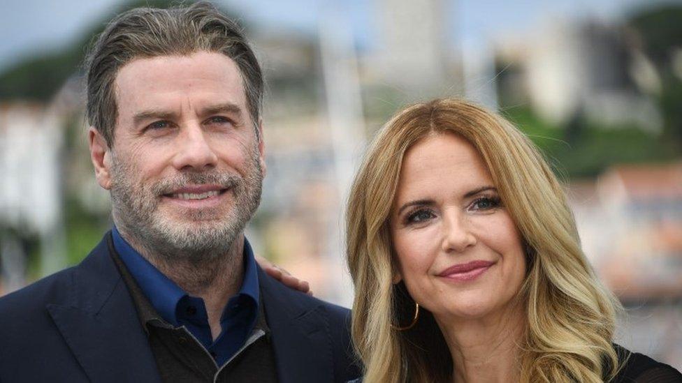 John Travolta and Kelly Preston