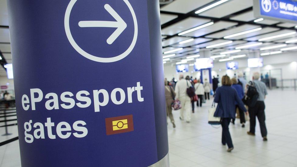 ePassport gates at Gatwick