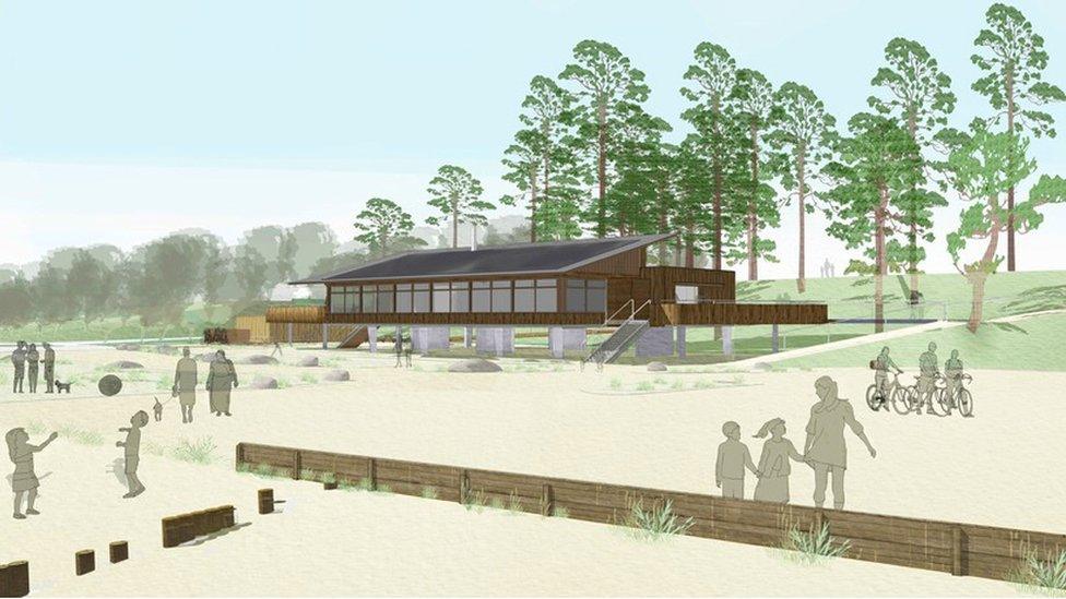 New Lepe visitor centre