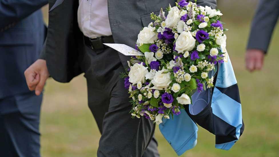 Flowers with Wycombe Wanderer shirt